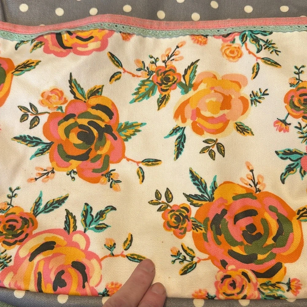 Matilda Jane Diaper Bag Floral and polka dots